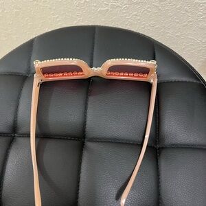 Bling Sunglasses Pinkish/ Nude in color